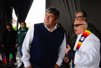 Pablo Moyano asegur� que la misa en Luj�n tuvo la venia del Papa Francisco