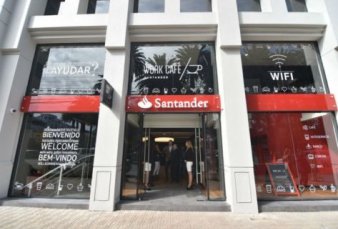 Santander R�o abri� su primer work caf�
