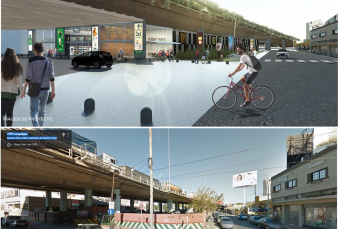 Habr baos pblicos debajo de las autopistas de la Ciudad de Buenos Aires