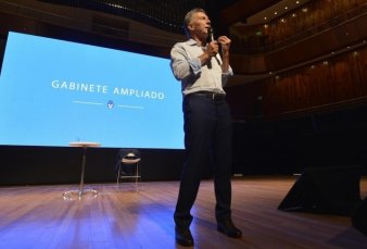 Junto a Vidal, Macri le pidi� "fuerza" a sus funcionarios para encarar 2019