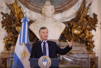 Mauricio Macri: "Nunca tuvimos esta relaci�n con el mundo, pero eso no significa que hayamos resuelto nuestros problemas"