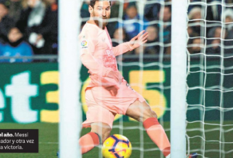 Messi arranc 2019 con un golazo y Barcelona se despega