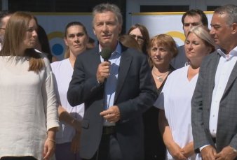 Mauricio Macri: "Si trabajamos diciendo la verdad todos los problemas tienen soluci�n"