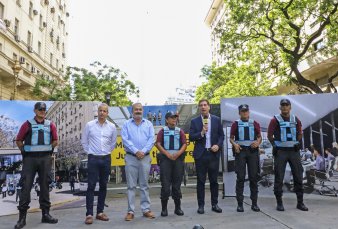 Harn un centro de monitoreo sobre la avenida 9 de Julio