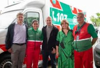 Rodrguez Larreta present a la primera mujer chofer del SAME