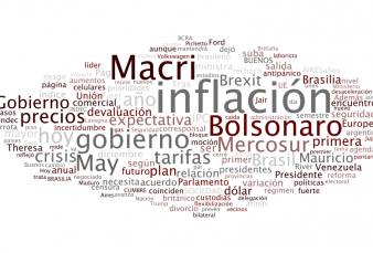 La Inflaci�n y  encuentro Macri - Bolsonaro ocupan una agenda que no pierde de vista el fracaso del Brexit