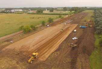 Empez la construccin del enlace entre la autopista Ezeiza-Cauelas y la ruta 3