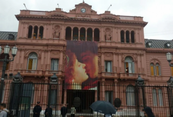 San Valent�n lleg� a la Casa Rosada