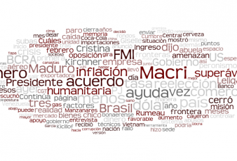 La econom�a y los candidatos electorales suenan como temas del d�a