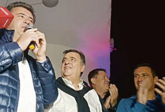 Gan Cambiemos en La Falda, en test postimplosin