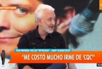 Andy Kusnetzoff: "Mario Pergolini no quer�a que fuera notero de CQC"