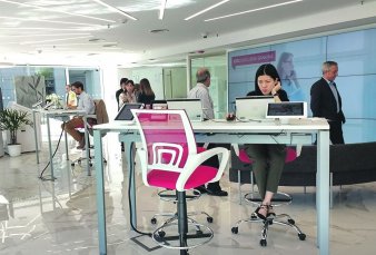 Sin filas, con biometr�a y lectores de huellas: as� son las sucursales bancarias del futuro