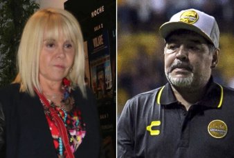 Claudia Villafa�e demand� a Diego Maradona por violencia psicol�gica
