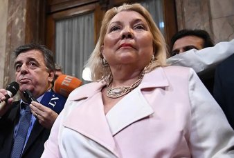 Carri�, frente a las cr�ticas de los diputados: "Vengo a poner el cuerpo"