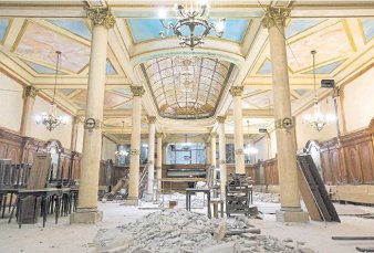 La confitera Ideal recuper su elegante cpula y reabrir en un ao
