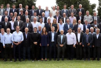 Asado en Olivos: Mauricio Macri y Mar�a Eugenia Vidal almuerzan con dirigentes que aspiran a ganar intendencias peronistas