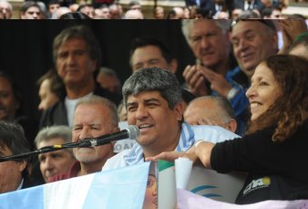 Pablo Moyano dijo que la adhesi�n fue alta y amenaz� con m�s protestas