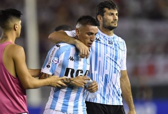 Centurin public un mensaje por Racing campen y el club le respondi