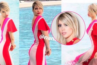 Pol�mica por el exceso de Photoshop: la foto de Wanda Nara que caus� debate en Instagram