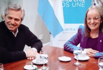 Alberto Fern�ndez inici� su campa�a con un desayuno con Alicia Kirchner