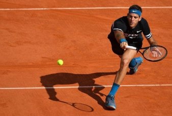 Del Potro le gan a Jarry y debut con una sonrisa en Roland Garros