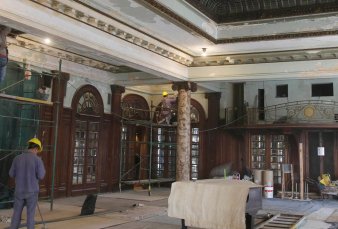 Confitera del Molino: expertos avanzan en la restauracin del gran saln de baile