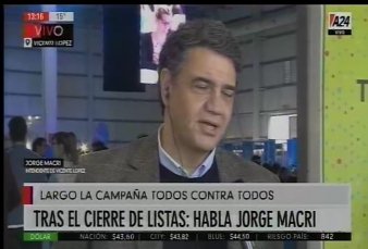 Jorge Macri: "Estoy convencido de que Mauricio Macri junto a Miguel ngel Pichetto ser el prximo presidente"