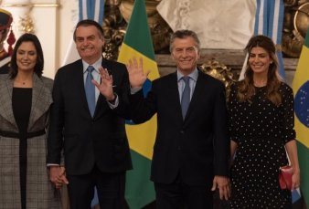 El presidente brasile�o Jair Bolsonaro lleg� a la Argentina y est� reunido con Mauricio Macri