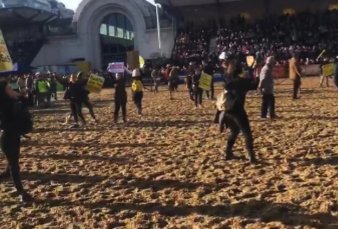 Gauchos vs. veganos en la Rural - "Sab�amos que pod�a pasar algo pero no pensamos en un enfrentamiento"