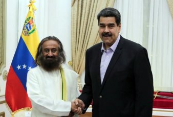 Nicols Maduro convoc al Ravi Shankar para mediar con la oposicin - "Esto es una burla adicional a la sociedad venezolana"