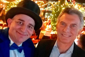 El Mago sin dientes con Mauricio Macri: "Me escuch�, me dijo que est� trabajando para que a la gente le llegue la comida"