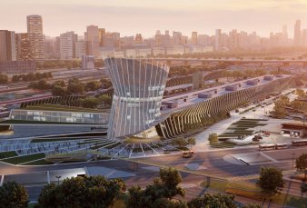 Con parques y un hotel, proyectan una nueva terminal de Retiro
