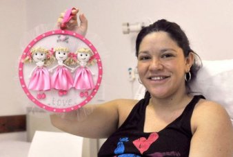 Un caso que se da cada 200 millones: nacieron trigemelas en La Pampa