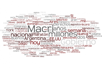Agenda de la ma�ana