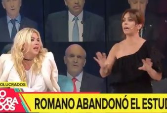 Esmeralda Mitre y Gerardo Romano se pelearon al aire y se fueron de Involucrados