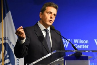 Sergio Massa en Estados Unidos: "En Argentina no viene el cuco, Alberto Fernandez es un presidente con una l�gica de moderaci�n"