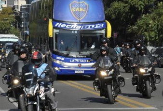 Mega operativo en el River-Boca, con alta tecnolog�a y alerta por cruce de barras