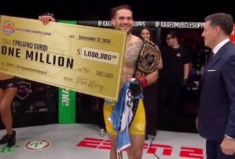 Campen argentino de MMA: "No voy a Argentina con la plata, me golpeo la cabeza pero no mastico vidrio"