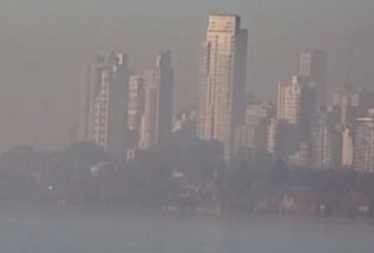 Incendios forestales siguen incontrolables y mantienen a Rosario tapada de humo
