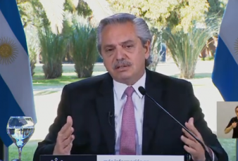 Alberto Fern�ndez: "Nos hemos fijado una serie de objetivos que gracias a Dios venimos cumpliendo y nos permite tener cierto optimismo"