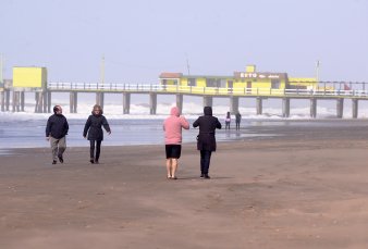 Atpicas vacaciones de invierno en la costa: no se permitir el turismo