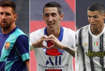 Messi versus Cristiano: Di Mara tuvo que elegir entre sus ex compaeros
