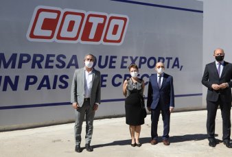 Coto inaugur un frigorfico en el que invirti US$25 millones