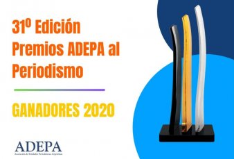 ADEPA dio los premios al periodismo en una ceremonia virtual