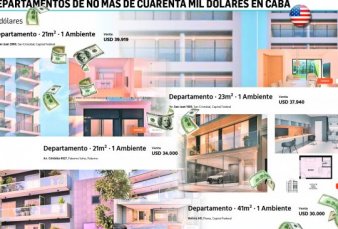 Ya se consiguen departamentos en la Capital por el valor de un bitcoin