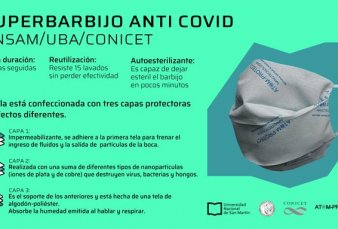 El barbijo del Conicet se fabrica en una pyme y bate r�cord de ventas