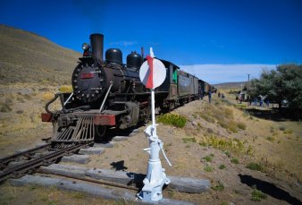 Volvi a circular en Ro Negro el tren La Trochita