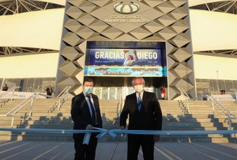 Anbal Fernndez inaugur el lujoso megaestadio de Santiago del Estero