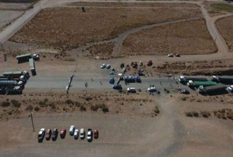 Los piquetes ya generan desabastecimiento en Neuqun y se pierde produccin de gas