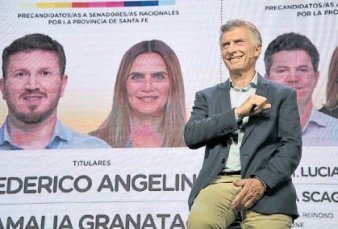 Macri se meti en la pelea santafesina para respaldar la lista del PRO y a Granata